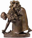 Ernst Barlach Sculpture "The Herb-Picker-Woman"