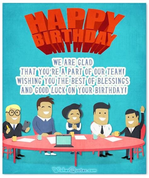 33 Heartfelt Birthday Wishes For Colleagues By Wishesquotes