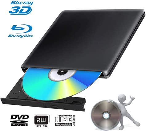 External 4k 3d Blu Ray Dvd Drive Burner Portable Ultra