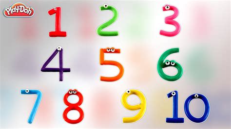 Learn Numbers Play Doh Numbers Song Kids Learning Numbers Numbers