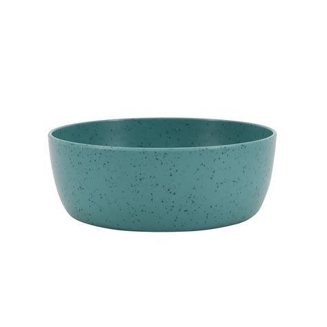 Mainstays Aqua Slate 38 Ounce Eco Friendly Recycled Plastic Round Dinner Bowl