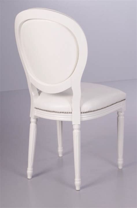 Designer stuhl modern barock weiß edelstahl esszimmerstuhl polsterstuhl neu. Casa Padrino Barock Esszimmer Stuhl Weiß / Weiß Lederoptik ...