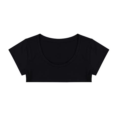 Sexy Women S No Bra Club Cotton Short Sleeve Crop Top T Shirt Summer Tee Blouse Ebay