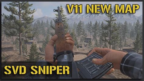 Svd Sniper On New V11 Map Kamdesh V11 Squad Gameplay Youtube