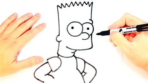 Como Dibujar A Bart Simpson Paso A Paso Easy Drawings Dibujos Porn