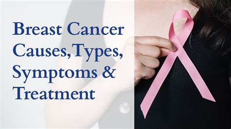 Breast Cancer Causes Types Symptoms And Treatment