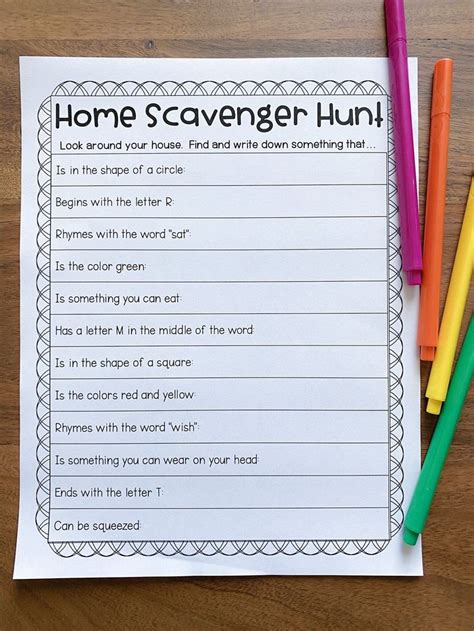 Have A Scavenger Hunt Around Your House Can You Follow The Clues And
