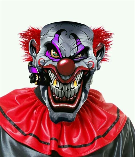 Evil Clown Mask Joker Clown Clown Horror Joker Art Scary Clowns