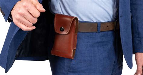 Keep Your Iphone 13 Secure With This Stylish Leather Holster The Mac