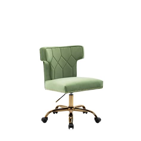 Velvet Vanity Chair Modern Velvet Desk Chair With Wheels Swivel Make