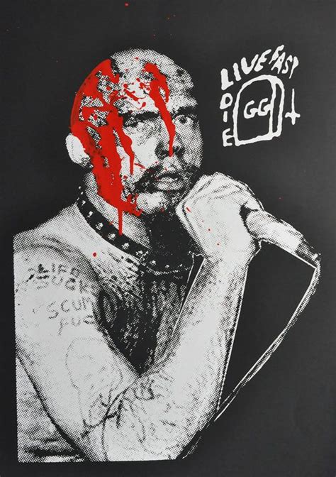 Gg Allin Rock Album Covers Punk Art Iggy Pop