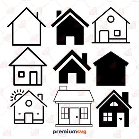 House Svg Cut Files Premiumsvg