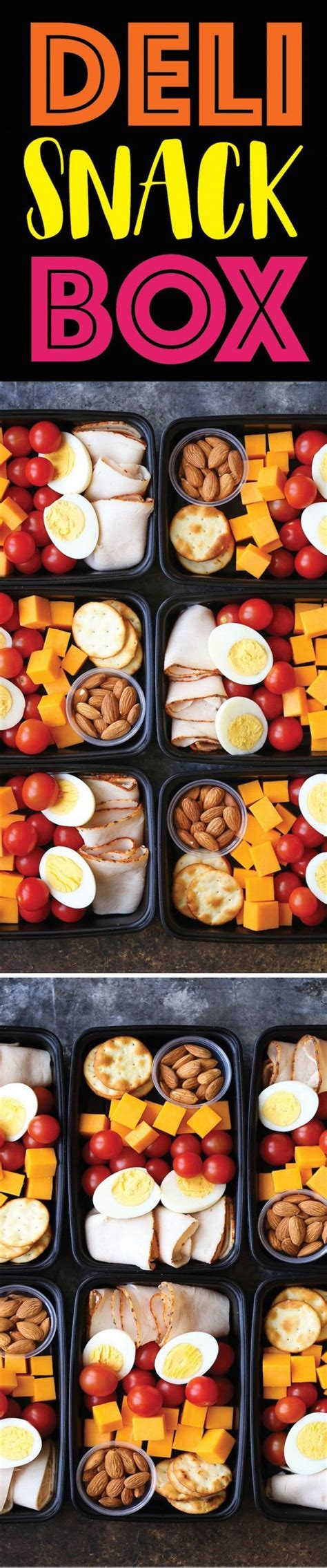 Deli Snack Box Prep For The Week Ahead With These Healthy Budget