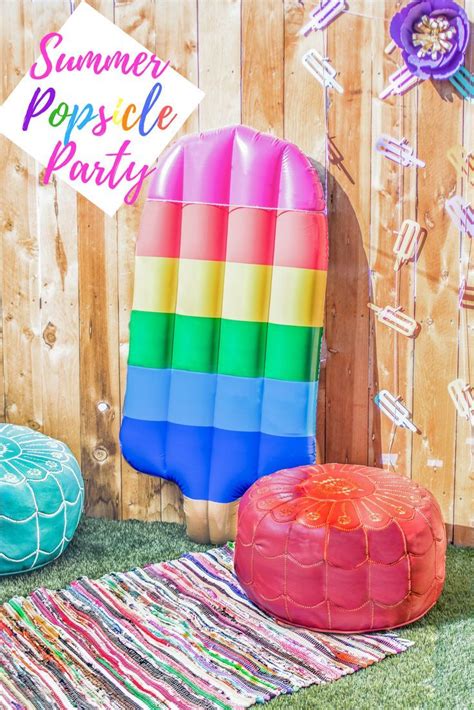 Summer Popsicle Theme Party Popsicle Party Fun Party Supplies Girls