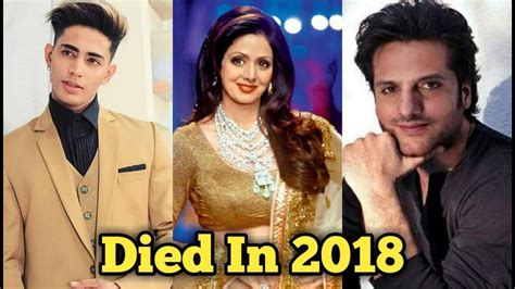 10 Famous Bollywood Celebrities Died In 2018 2019 Youtube