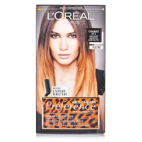 Loreal Preference Wild Ombres Dip Dye Hair Kit No 1