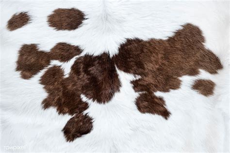 White Cow Hide With Brown Patches Background Free Image By Rawpixel