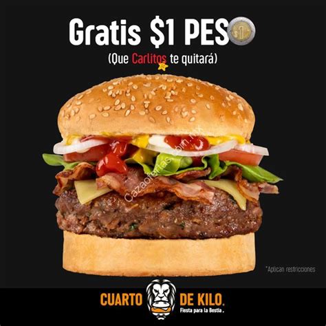 Y es que la hamburguesa es el plato internacional quizá de más relevancia a pesar de la creencia de que las hamburguesas no son buenas para una dieta equilibrada, los expertos coinciden en que la hamburguesa es un. Promoción Cuarto de Kilo Día de la Hamburguesa 2019: Hamburguesa Clásica Gratis + $1 peso en la ...