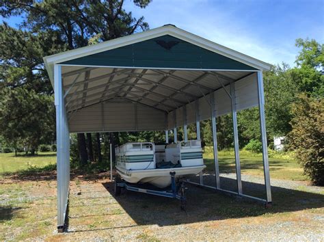 Vertical Roof Rv Carport 18 X 31 X 14 Metal Rv Carports Carportus