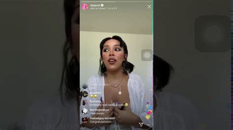 Doja Cat Exposing Tities On Instagram Live After Scoring Number At Bilboard YouTube