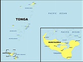 Tonga Maps & Facts - Weltatlas
