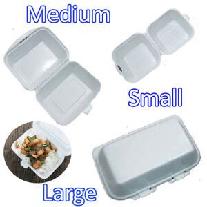 Polystyrene is a type of plastic which is not commonly recycled. Small Medium Large Polystyrene Foam Food Containers ...