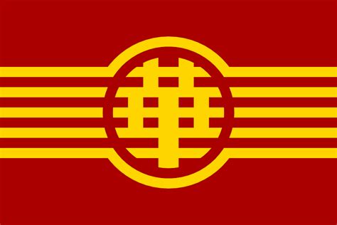 Yet Another Draft Of My Chinese Cultural Flag Now Featuring Stripes