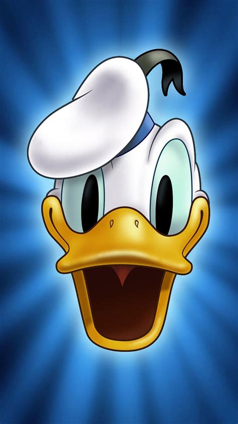 Cute Cartoon Donald Duck Face Iphone 6 Wallpaper Download Iphone