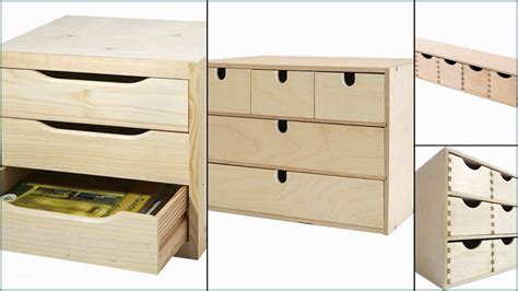 casier en bois ikea boîte de rangement à casiers en bois brut à décorer trendmetr