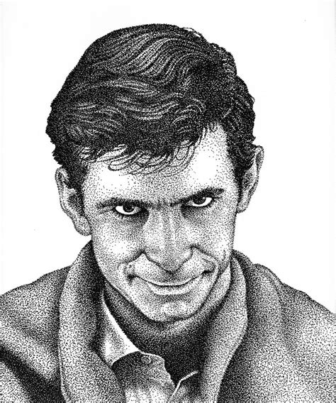 Norman Bates Illustration On Behance With Images Norman Bates
