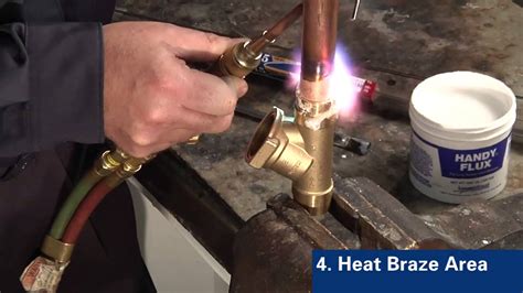 Brazing Copper To Brass With Sil Fos Youtube