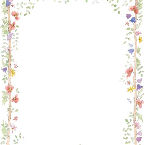Spring Frame Png Borders For Paper Clip Art Borders Page Borders Design Images And Photos Finder