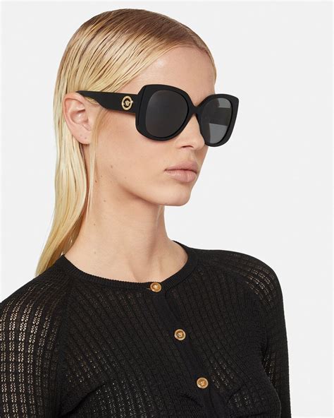 versace medusa icon squared sunglasses for women uk online store