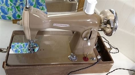 Rare Vintage Dressmaker Sewing Machine With Case In Wonderful Condition