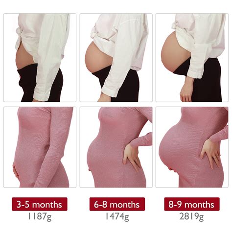 Roanyer Fake Pregnant Belly Silicone Pregnant Bump Realistic Fake Belly