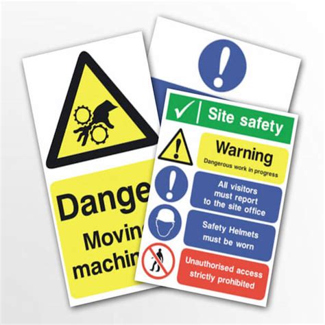 Printed Factory Signs Industrial Safety Signage