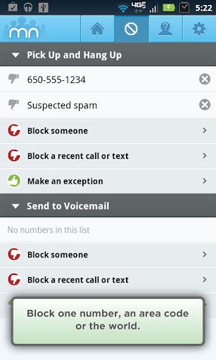 Block Unwanted Calls Or Sms Text Messages With Mr Number Android App