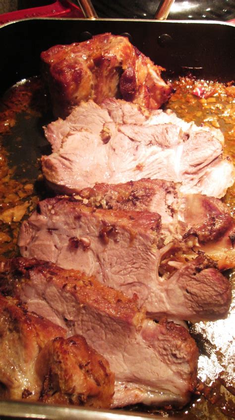 Low and slow roasting is key to melty pork shoulder with crispy crackly skin packed with flavor on the outside and moist tender meat on the inside. Roasted pork shoulder | Pork shoulder roast, Pork, Pork ...