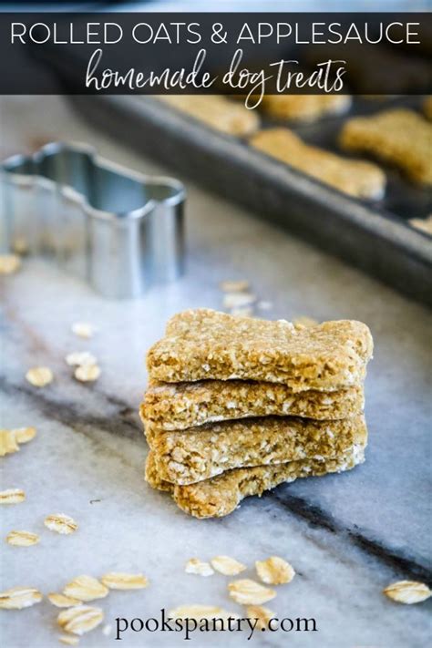 Homemade Dog Treats With Rolled Oats Recipe In 2020 Dog Treats