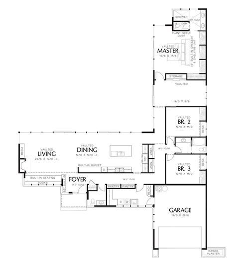 Modern Style House Plan 3 Beds 25 Baths 2498 Sqft Plan 48 561