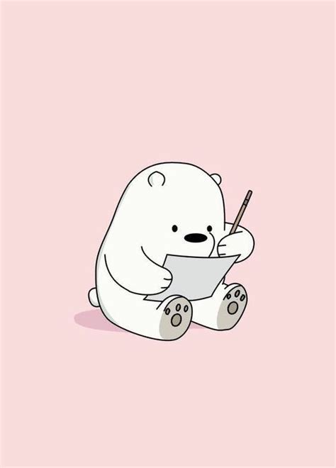 Its adorable ice bear for president. Cute Cartoons by Aakriti🌹 | Ice bear we bare bears, Bear wallpaper, We bare bears wallpapers