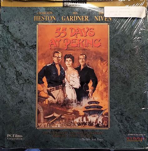 55 Days At Peking Widescreen Edition Laser Disc Amazonca