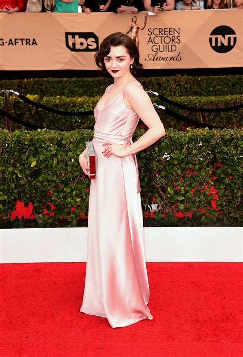 Maisie Williams In Charlie Brear At 2017 Screen Actors Guild Awards