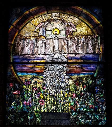 Louis Comfort Tiffany Stained Glass Window Lakeview Cemetery Cleveland Oh Stained Glass