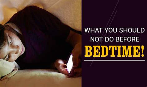 what you should not do before bedtime the wellness corner