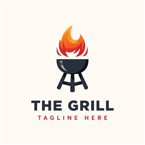 Grill Logo Template Vector Premium Download