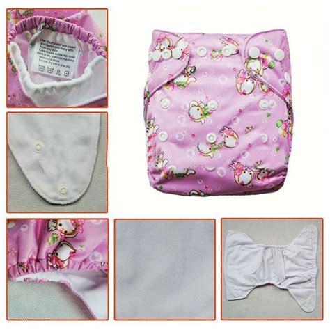Babys Cloth Diapers With Microfiber Insert 50pcslot Reusable Washable