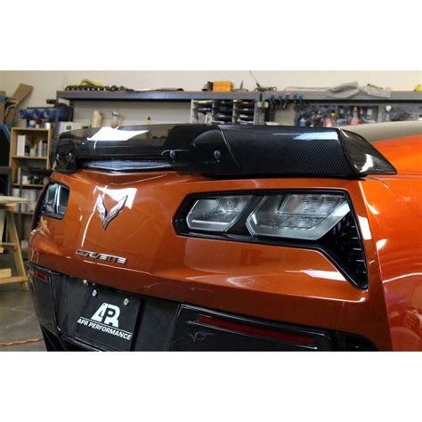 2015 2018 Chevy Corvette C7 Z06 Apr Carbon Fiber Track Pack Rear