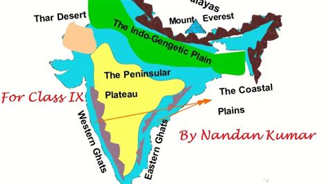 Map Of India With Landforms Porn Sex Picture
