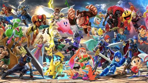Super Smash Bros Ultimate Official Roster Artwork For Every Character